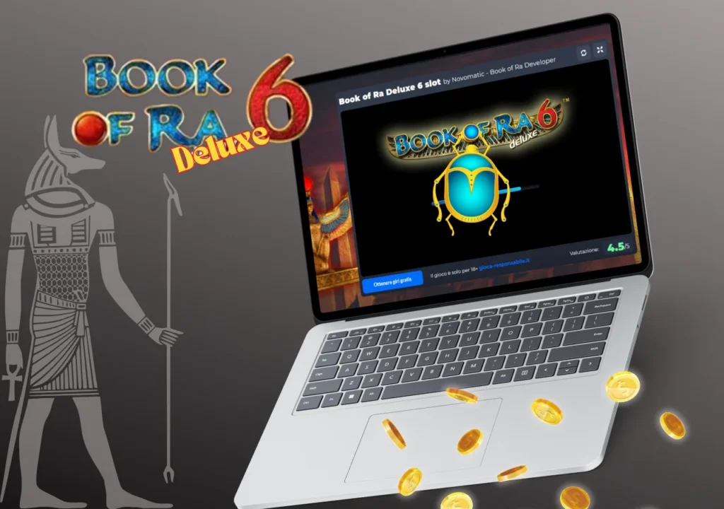 Book of Ra Deluxe 6 conduce il giocatore tra tombe egizie e straordinarie vincite