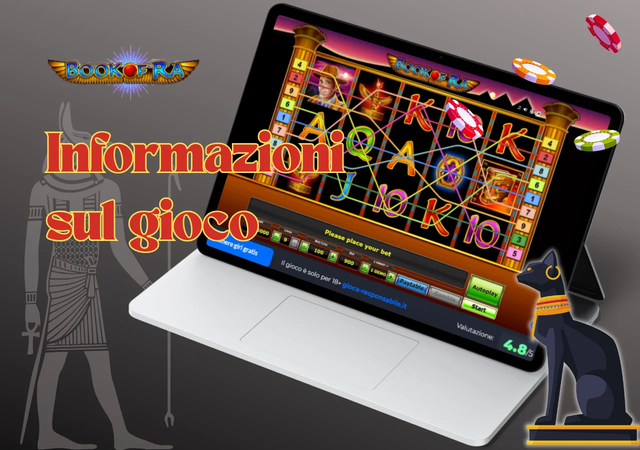 Un gameplay emozionante con un'atmosfera egiziana.