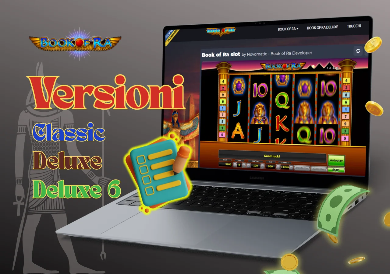 Esistono diverse versioni di Book of Ra, ognuna con caratteristiche uniche.